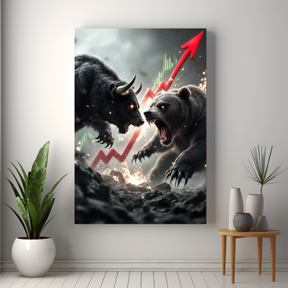 Crypto BullRun Wandbild – Hochauflösende Leinwand - 6 -