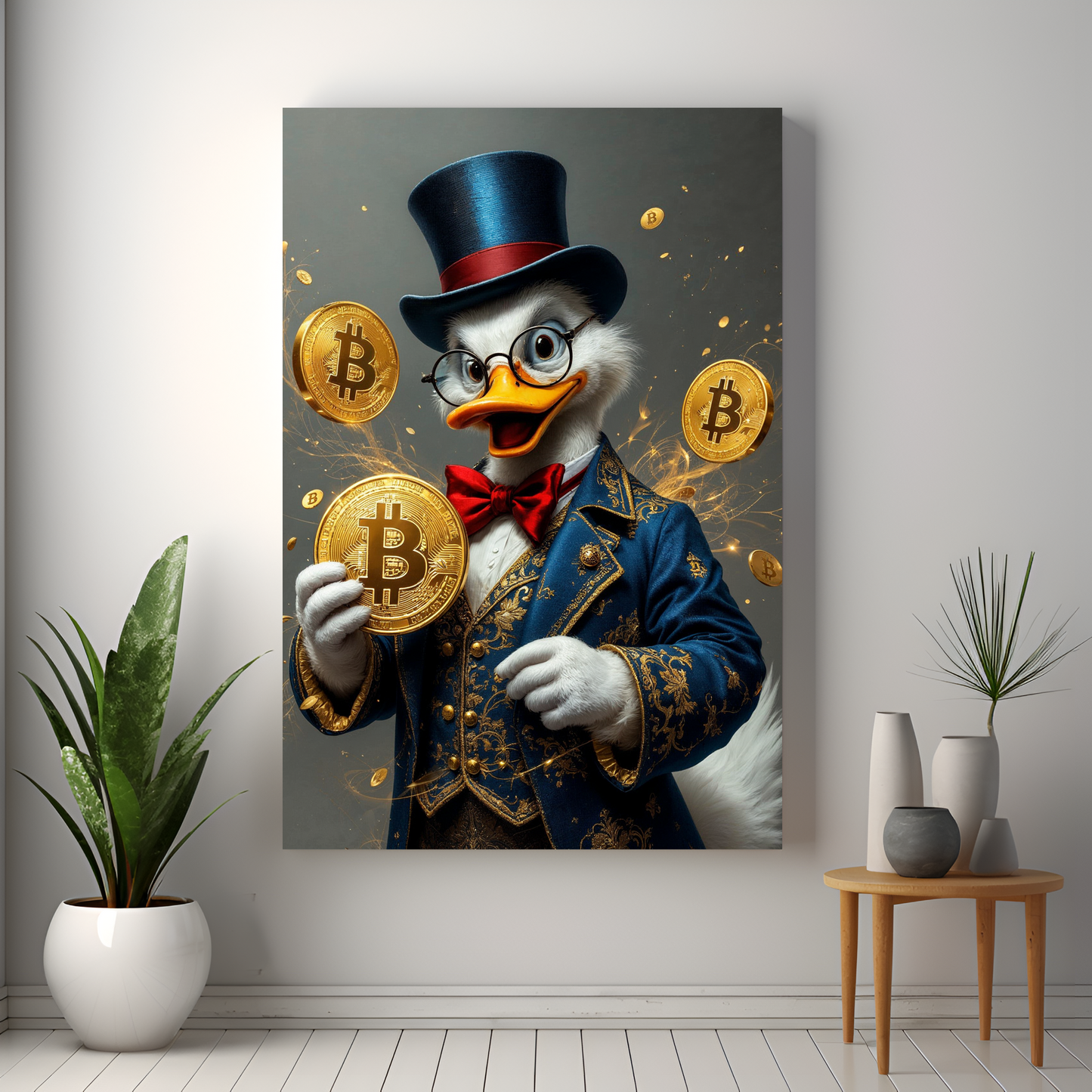 BITCOIN - Cryptocoin Wandbild – Hochauflösende Leinwand - 4 -