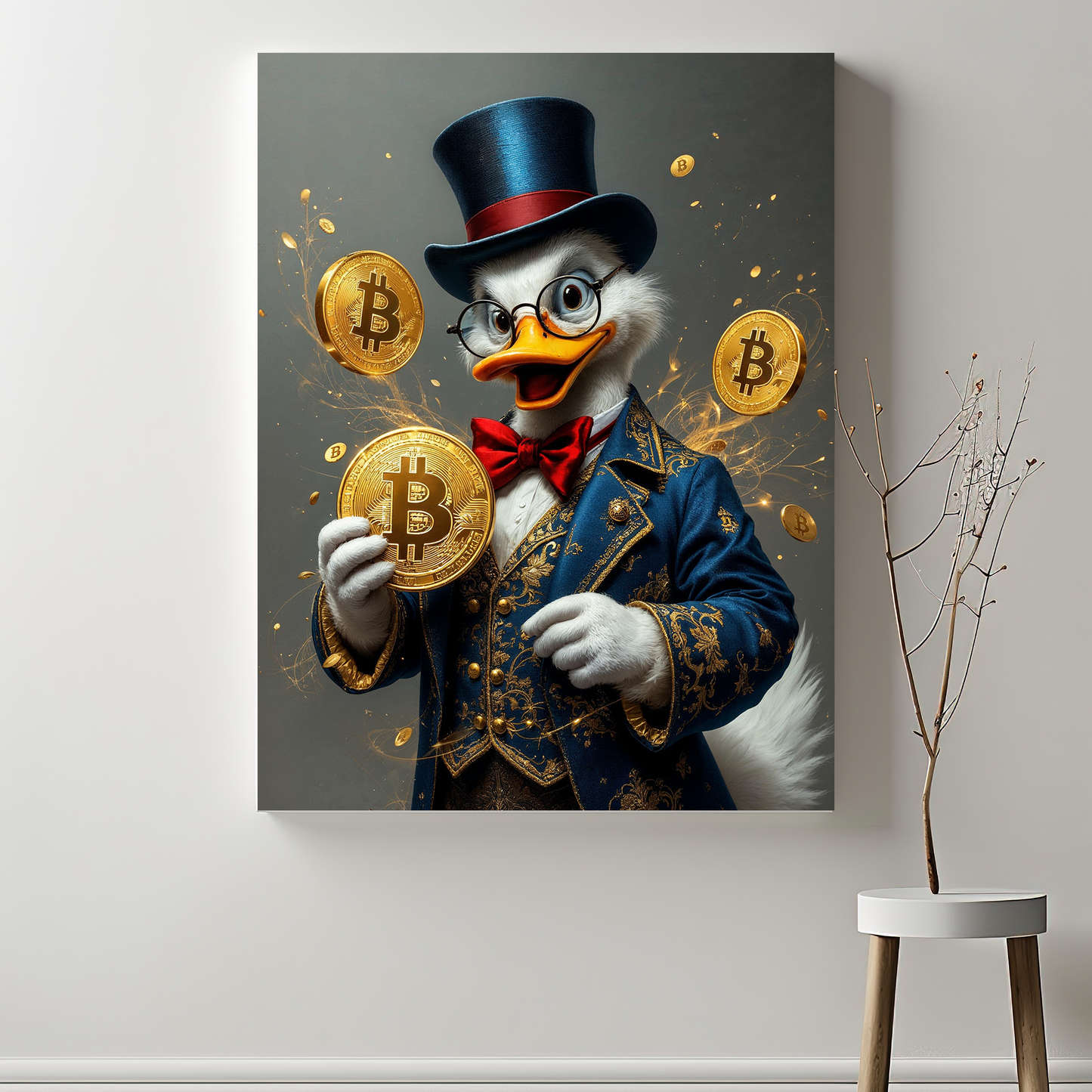 BITCOIN - Cryptocoin Wandbild – Hochauflösende Leinwand - 4 -