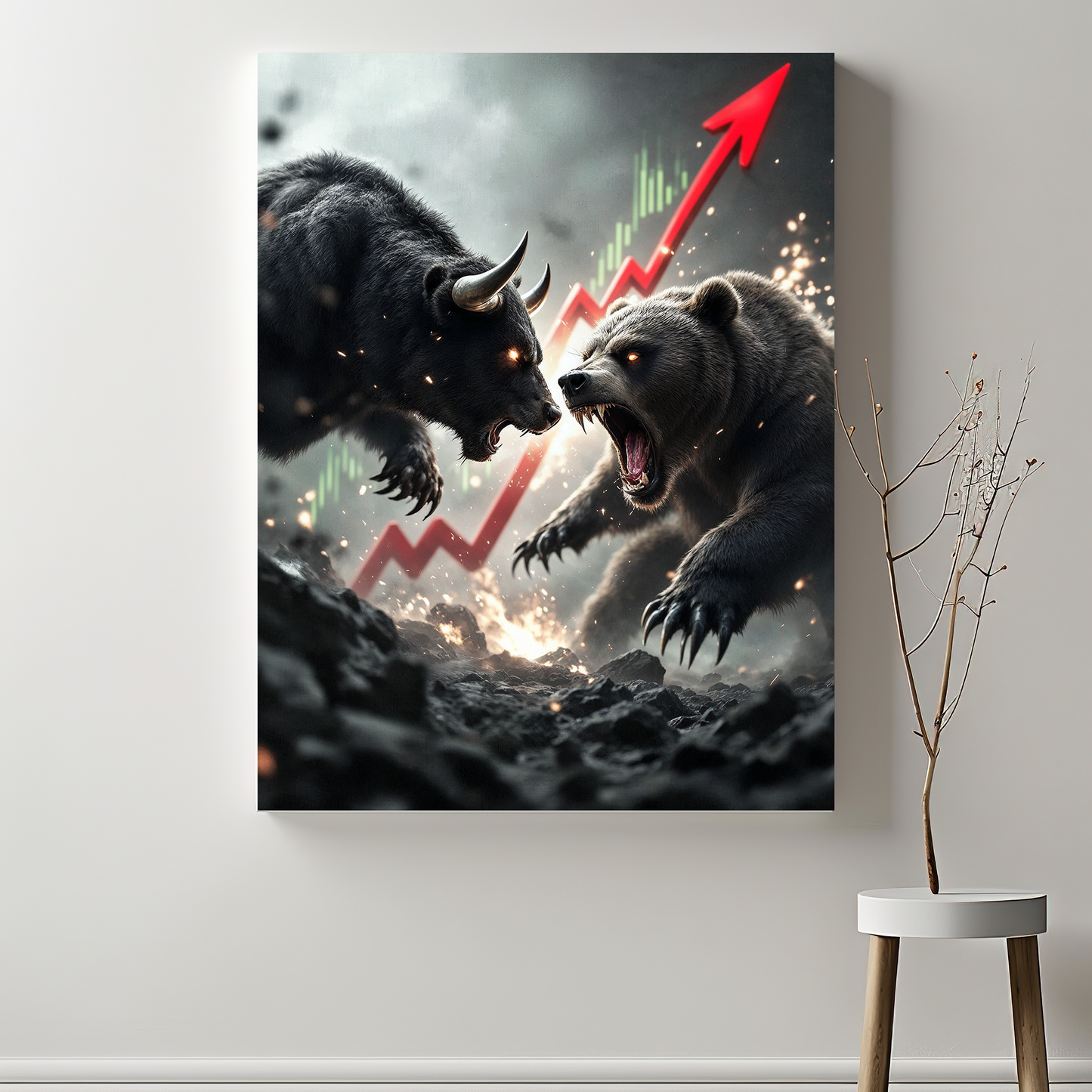 Crypto BullRun Wandbild – Hochauflösende Leinwand - 6 -