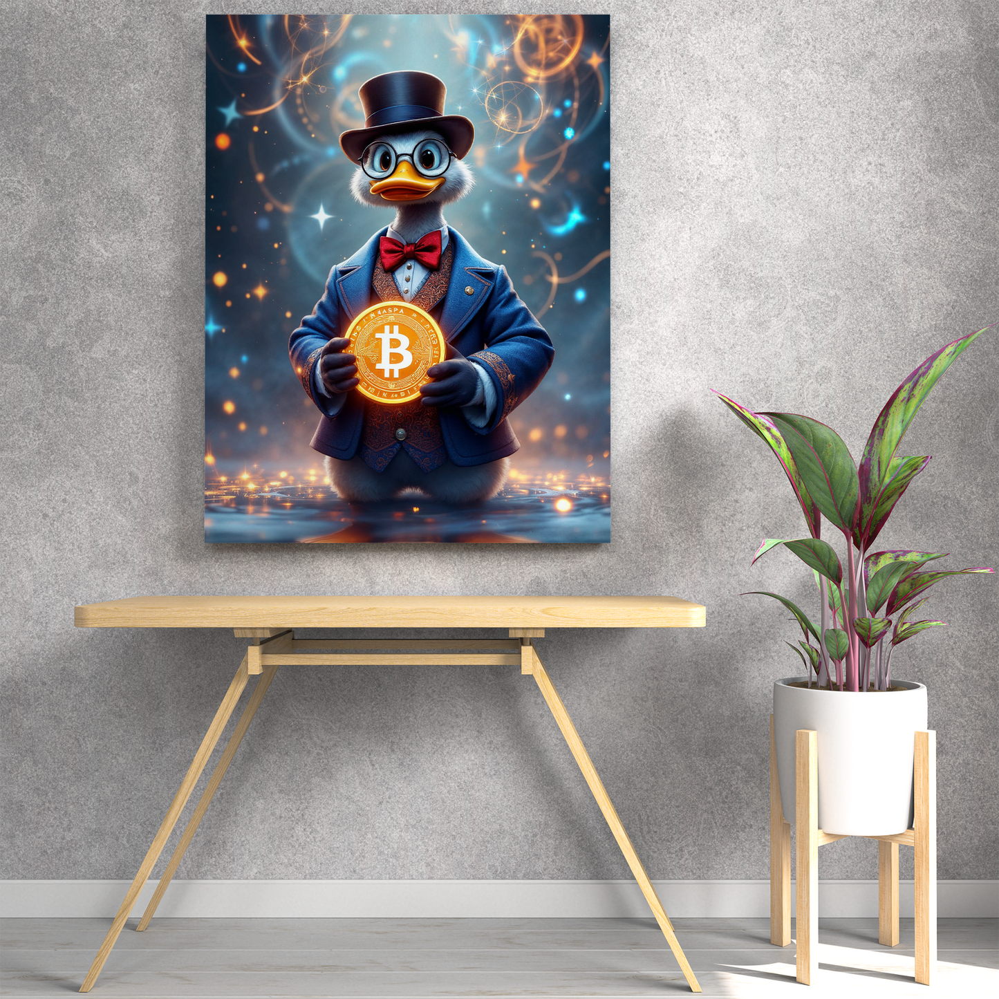 BITCOIN - Cryptocoin Wandbild – Hochauflösende Leinwand - 6 -