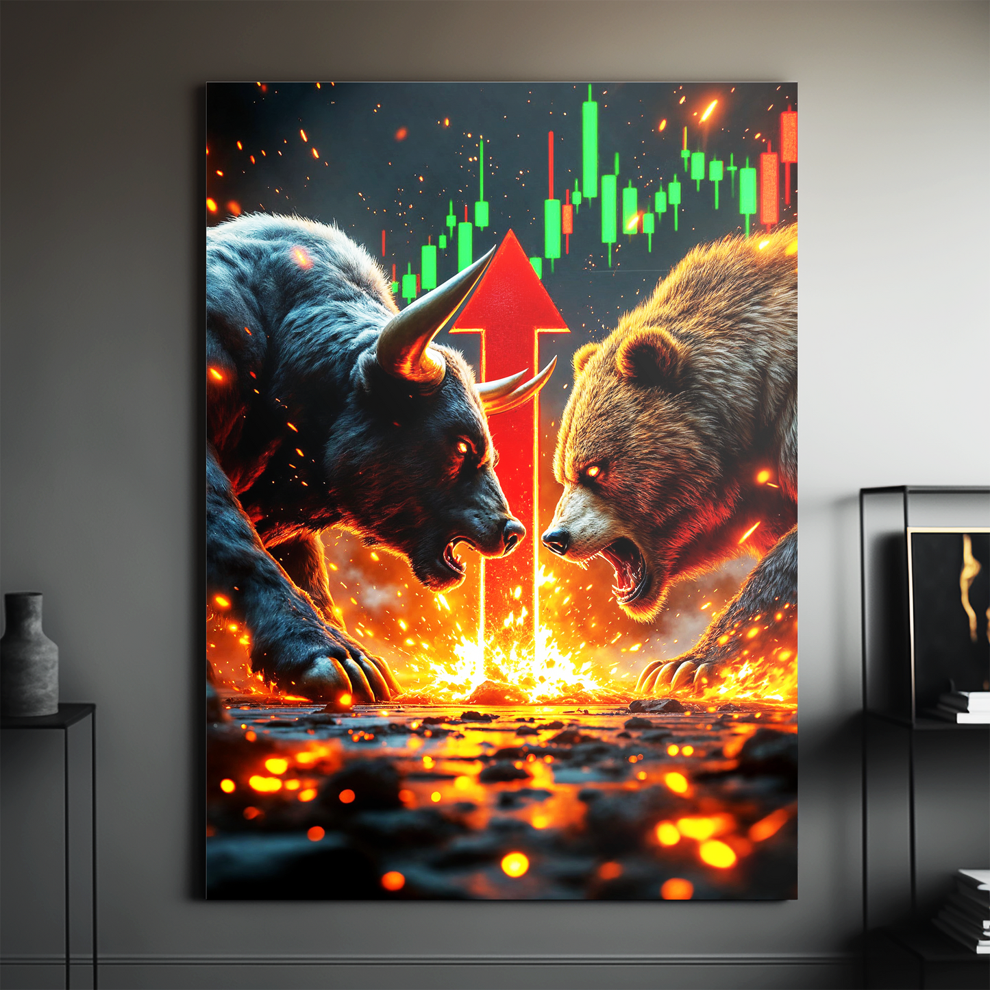 Crypto BullRun Wandbild – Hochauflösende Leinwand - 3 -