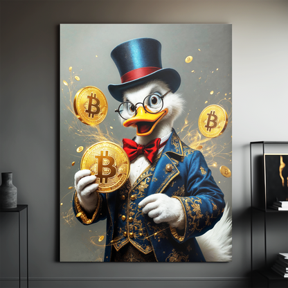 BITCOIN - Cryptocoin Wandbild – Hochauflösende Leinwand - 4 -