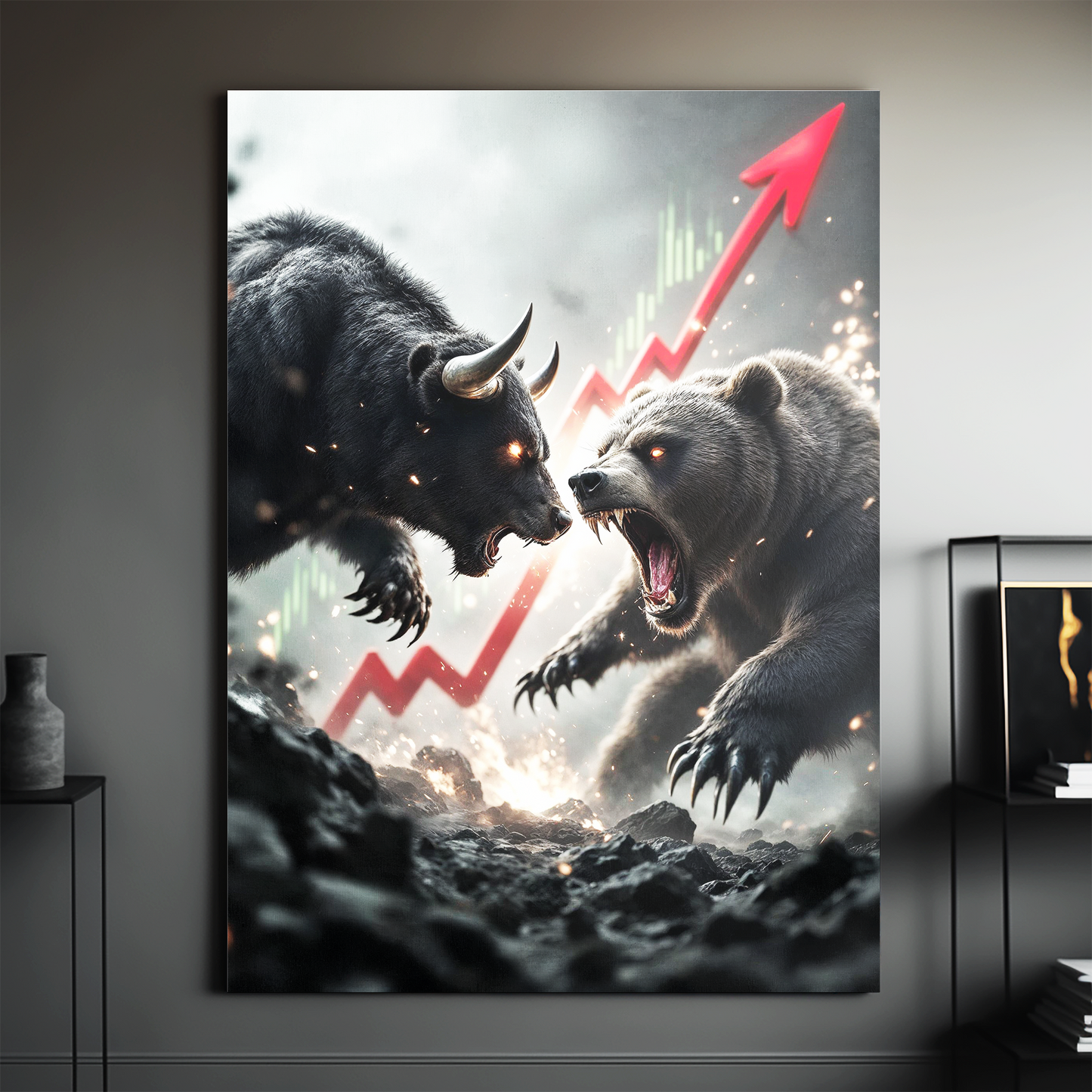 Crypto BullRun Wandbild – Hochauflösende Leinwand - 6 -